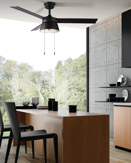 Canarm CF48KAD3BK Kade 48 Inch Ceiling Fan Matte Black