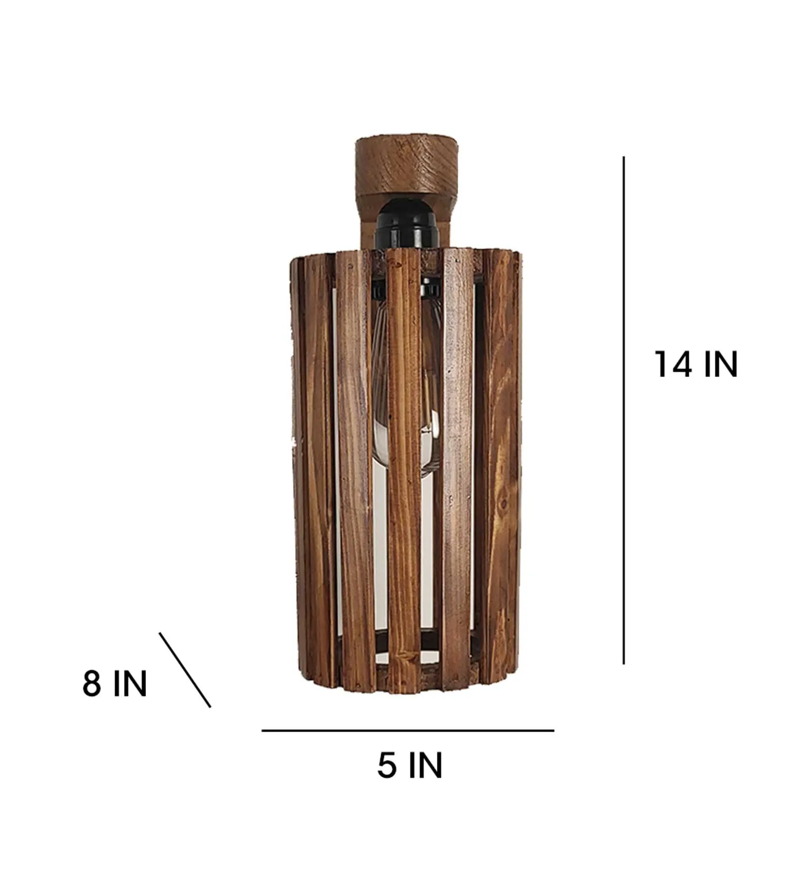 Casa Brown Wooden Wall Light