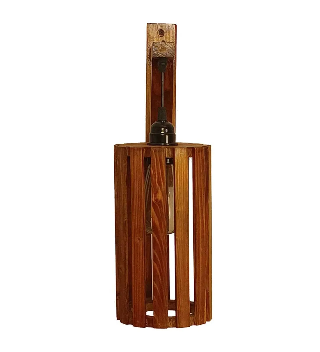 Casa L Brown Wooden Wall Light