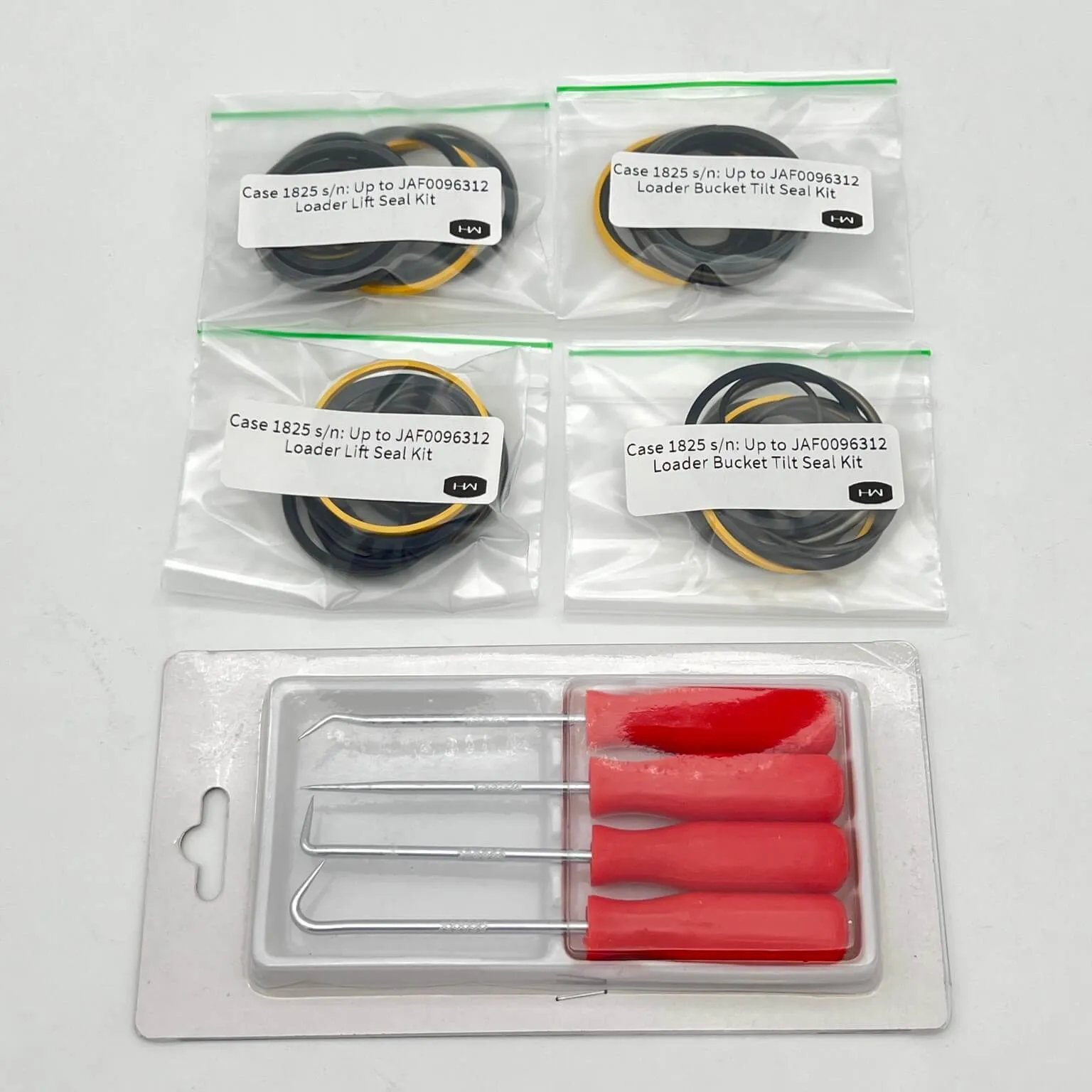 Case 1825 s/n: Up to JAF0096312 Whole Machine Kit w/ Free O-Ring Pick Set