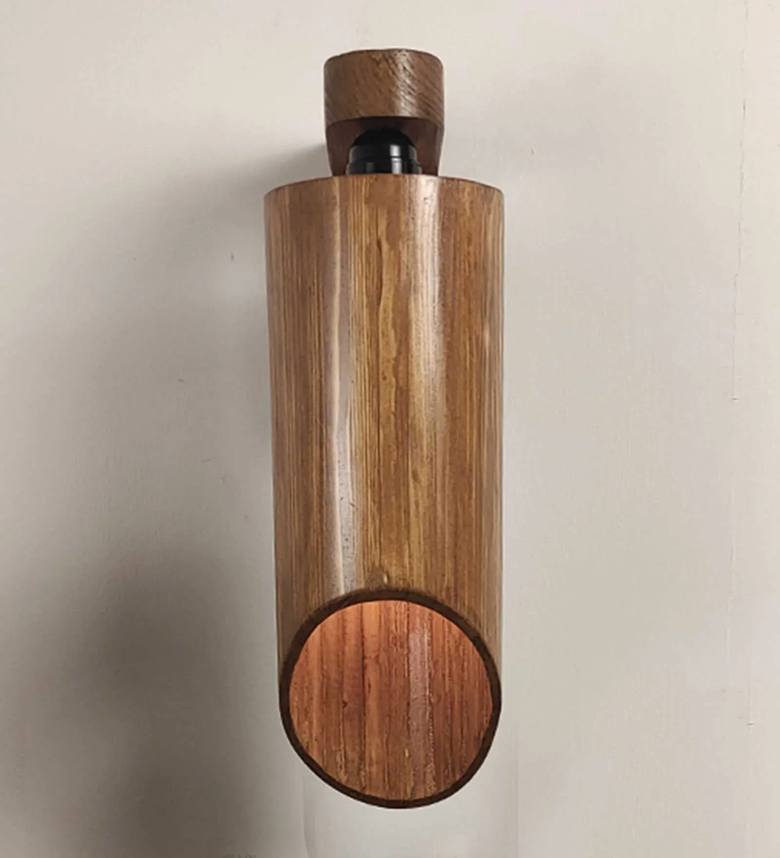 Cedar Brown Wooden Wall Light