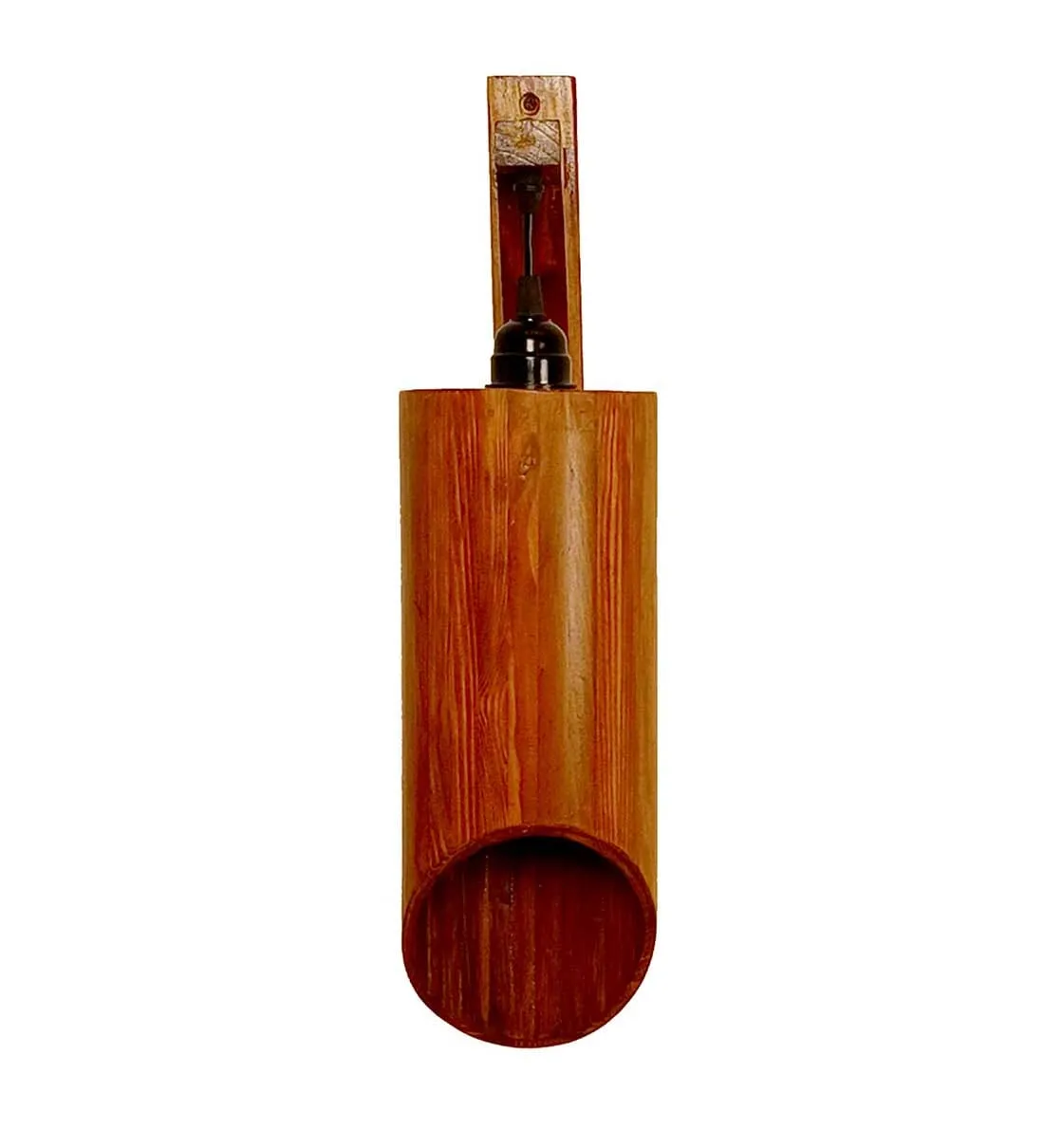 Cedar L Brown Wooden Wall Light