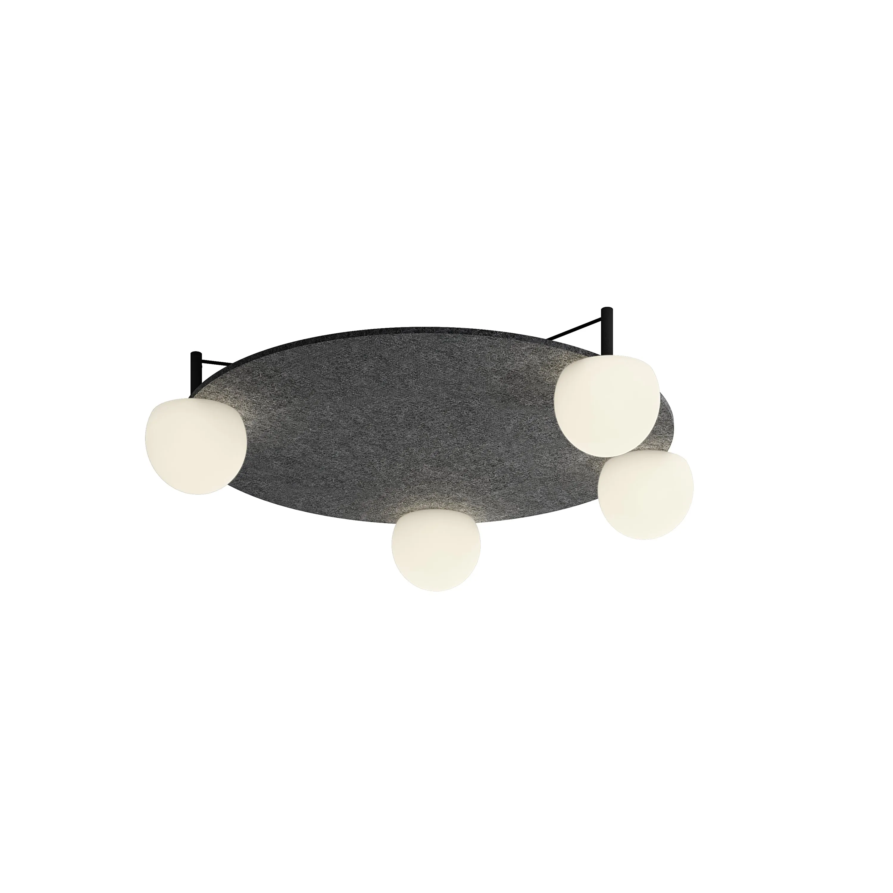Circ Round LED Semi Flush Mount
