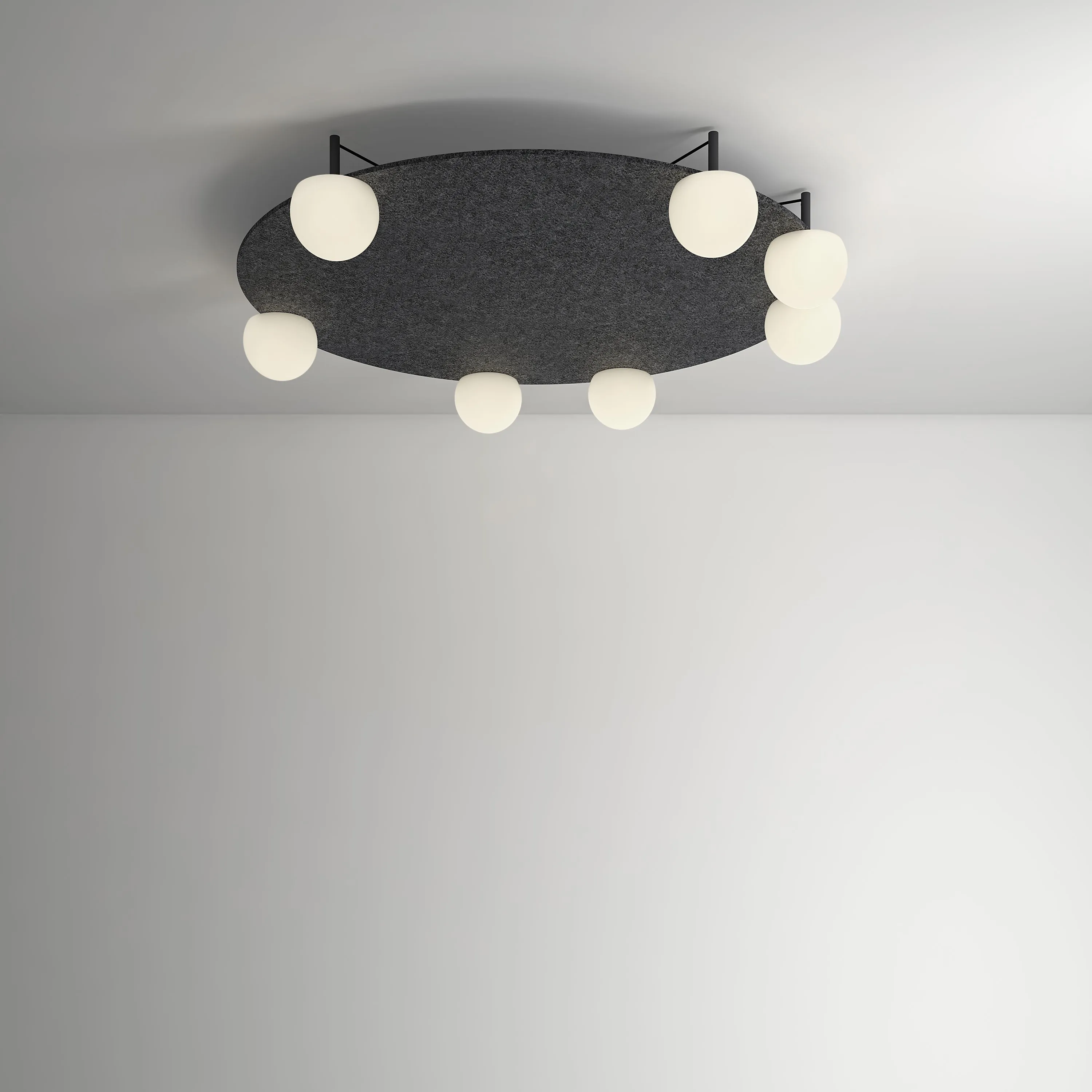 Circ Round LED Semi Flush Mount