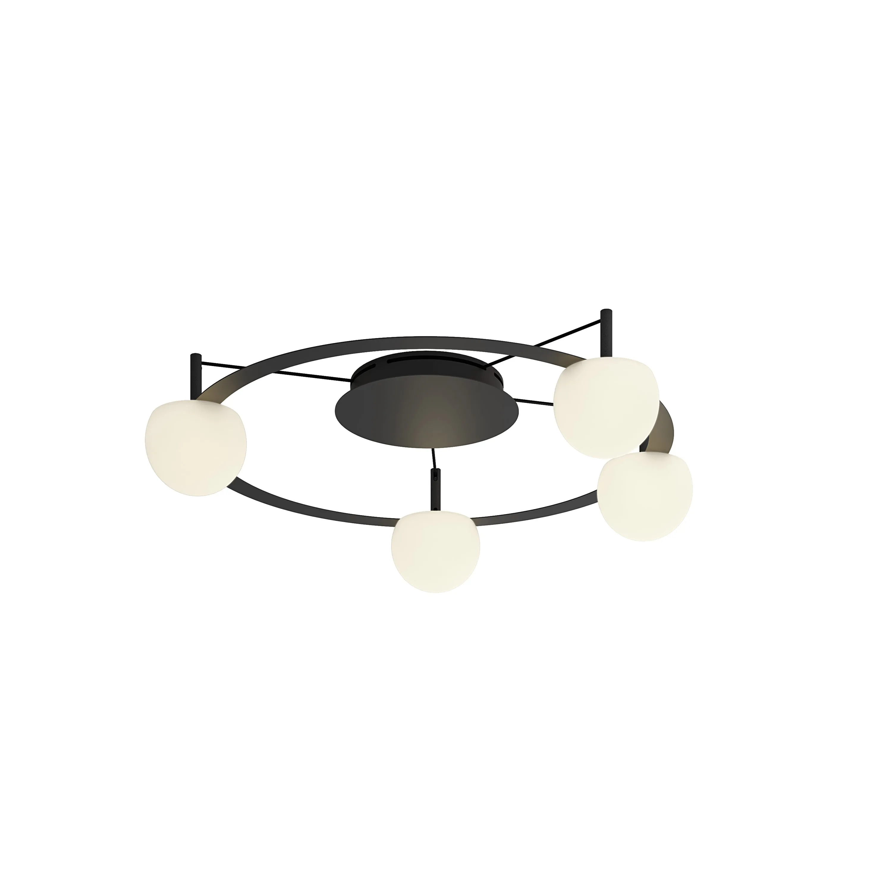 Circ Round LED Semi Flush Mount