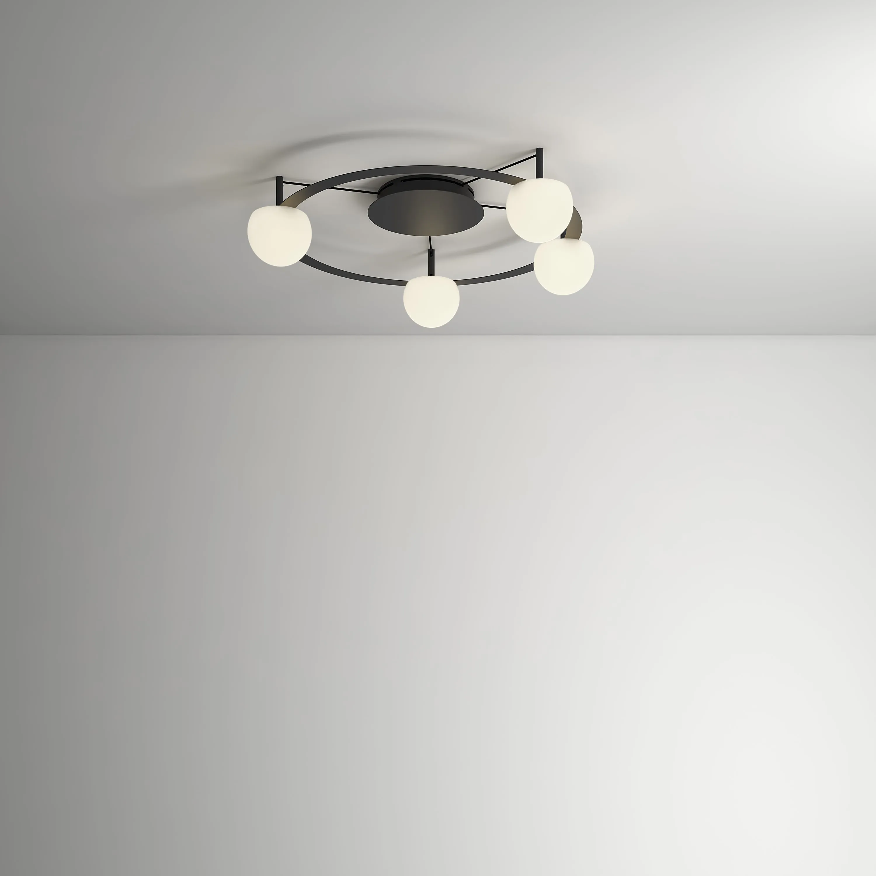 Circ Round LED Semi Flush Mount