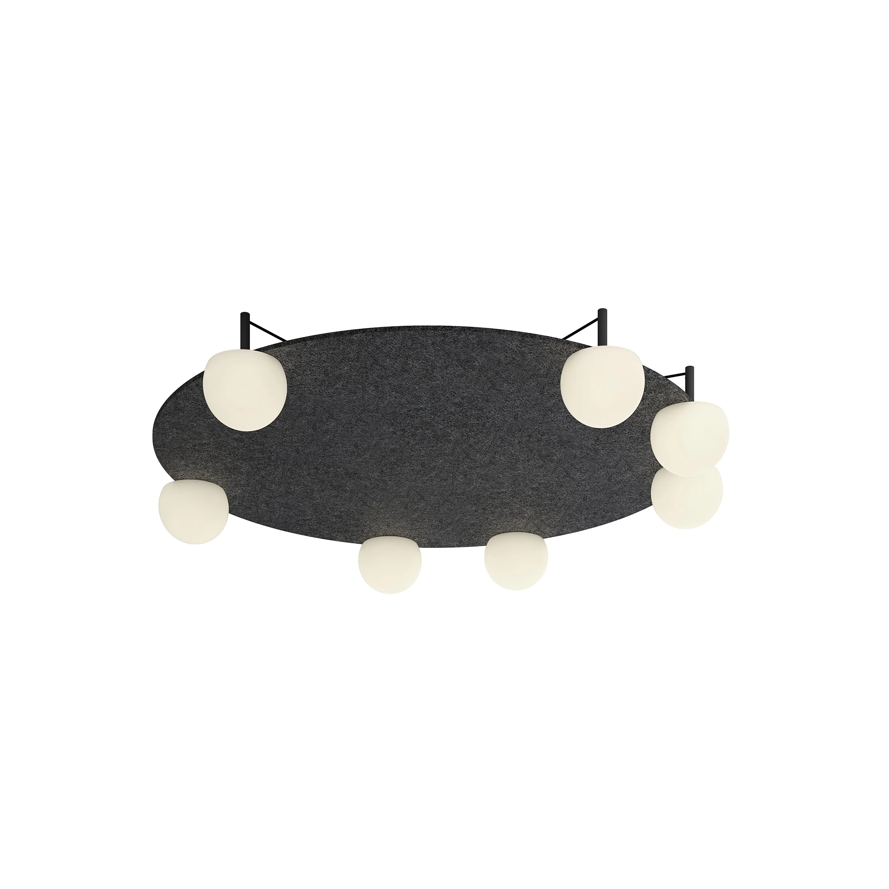 Circ Round LED Semi Flush Mount