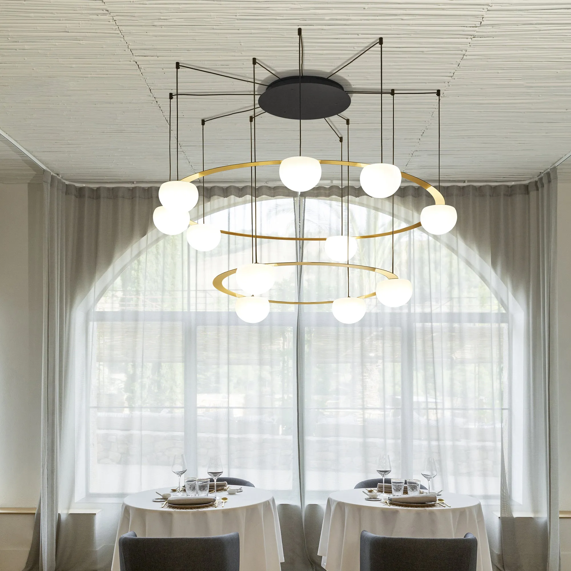 Circ Two Tier LED Pendant Light