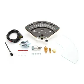 Classic Instruments Bel Era III Gauge Kit - Analog - Fuel Level/Oil Pressure/Speedometer/Tachometer/Voltmeter/Water Temperature - Black Face - Bel Air