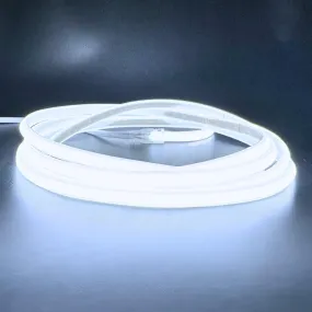 COB LED Strip 220V 240V Cool White 6000K 288 LEDs/m IP65 with UK Plug