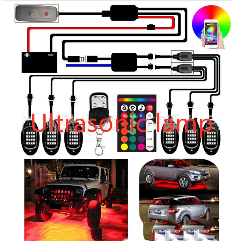 Color: Ultrasonic lamp1 for six - Automobile and Motorcycle APP