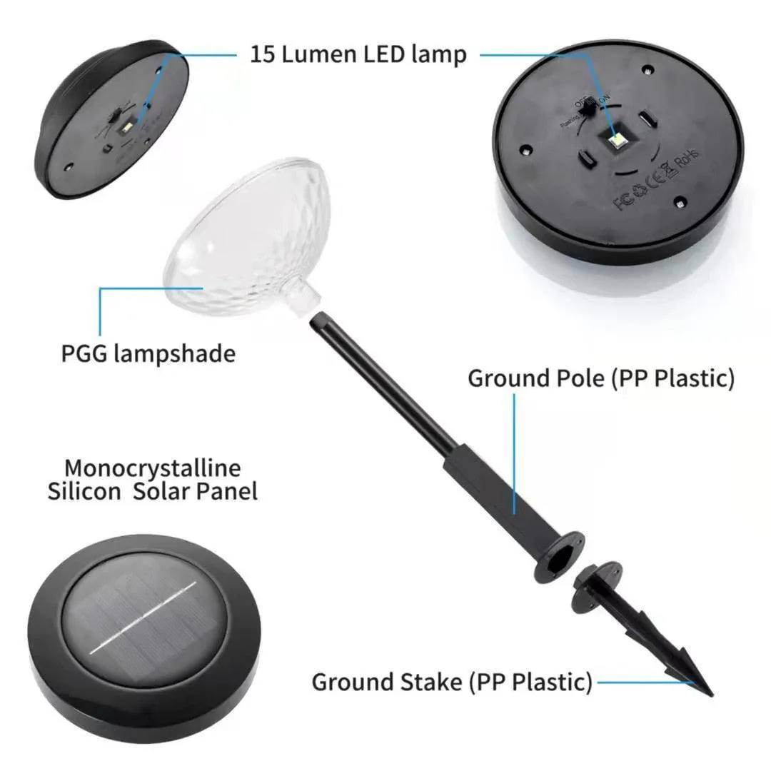 Colorful Solar Pathway Lights with Weather-Resistant Design for Outdoor Spaces