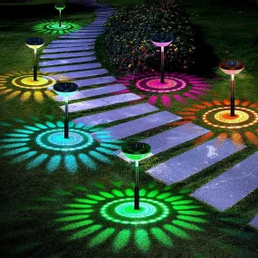 Colorful Solar Pathway Lights with Weather-Resistant Design for Outdoor Spaces