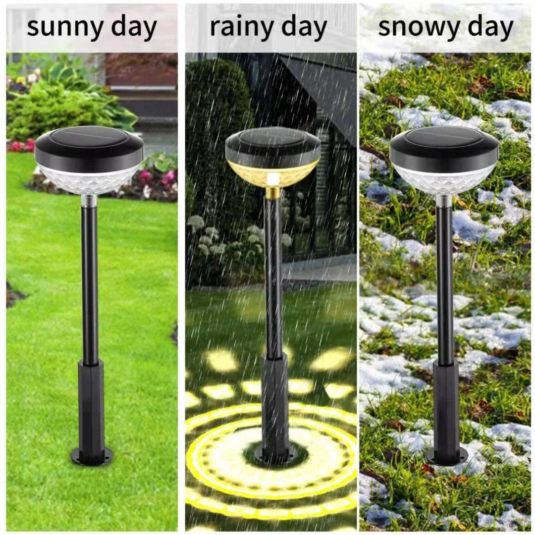 Colorful Solar Pathway Lights with Weather-Resistant Design for Outdoor Spaces