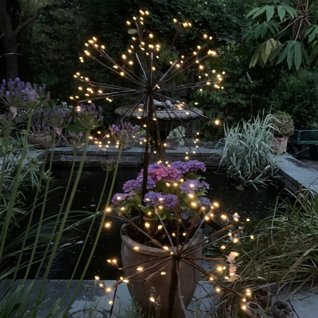Dandelion Solar LED Outdoor Stake Light
