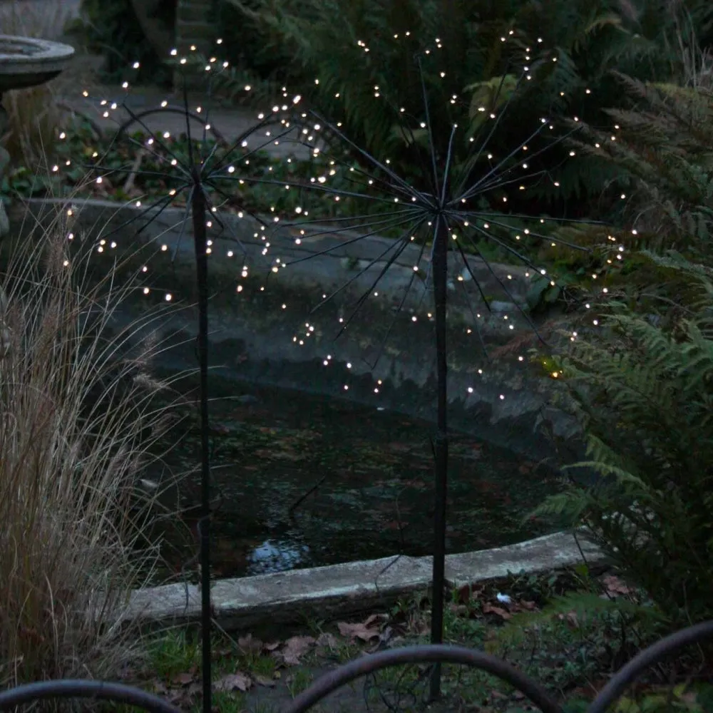 Dandelion Solar LED Outdoor Stake Light