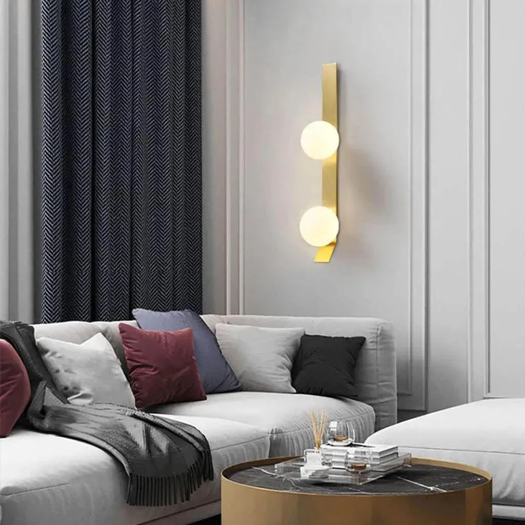 Dazzle Duo Golden Finish Indoor Wall Light (MB83005-2)