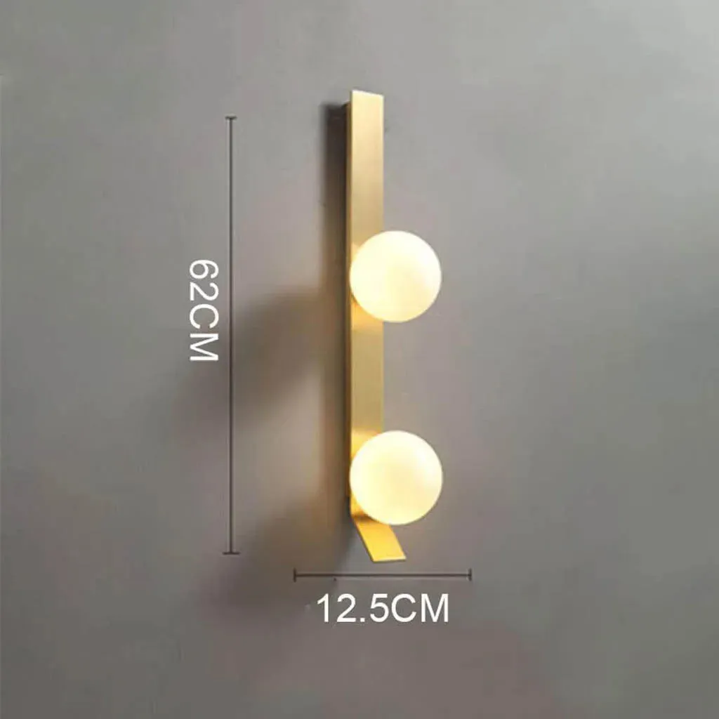 Dazzle Duo Golden Finish Indoor Wall Light (MB83005-2)