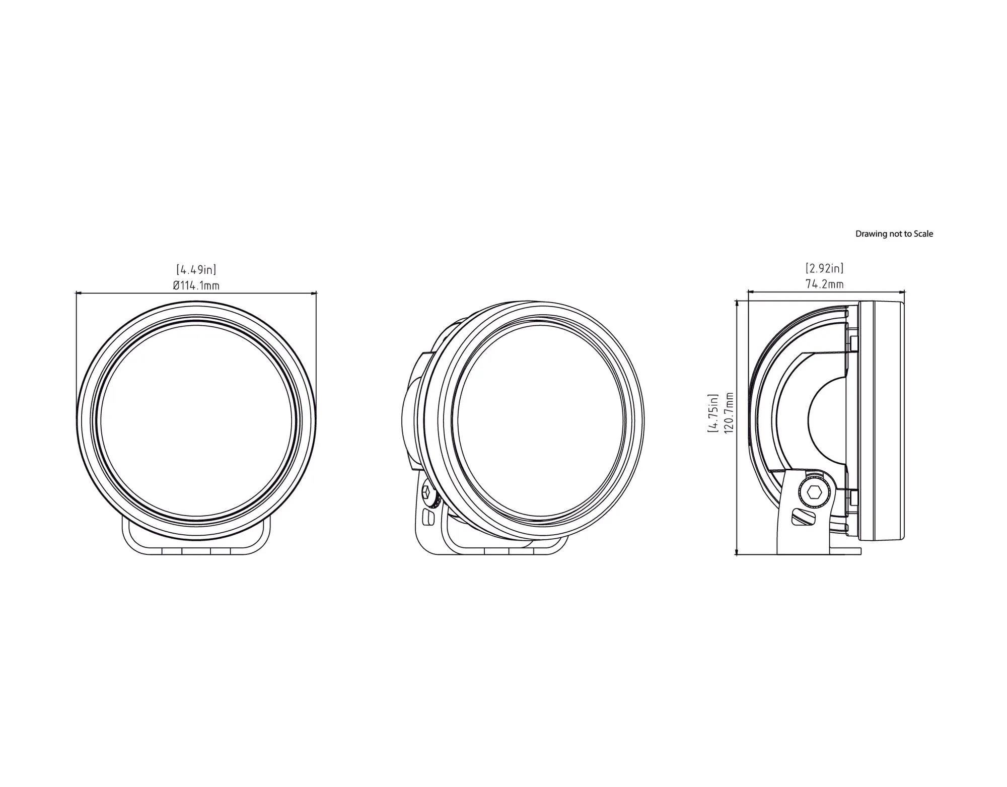 Denali D7 LED Light Pods with DataDim™ Technology Only – Set of 2 (DNL.D7.050.2)
