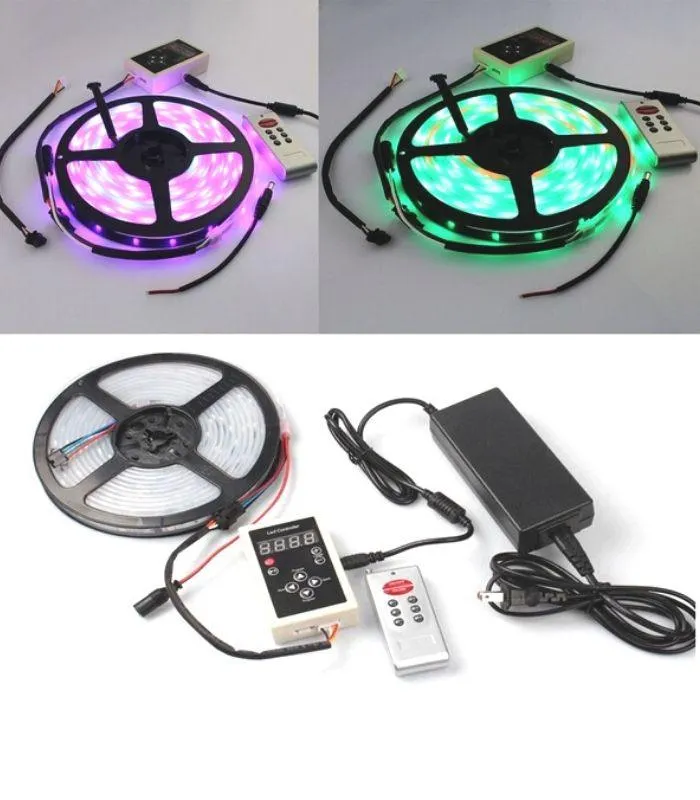 Digital Pixel RGB LED Strip 12V WS2811 Addressable 60LED/M 5 Metre IP65 5 Metre Kit