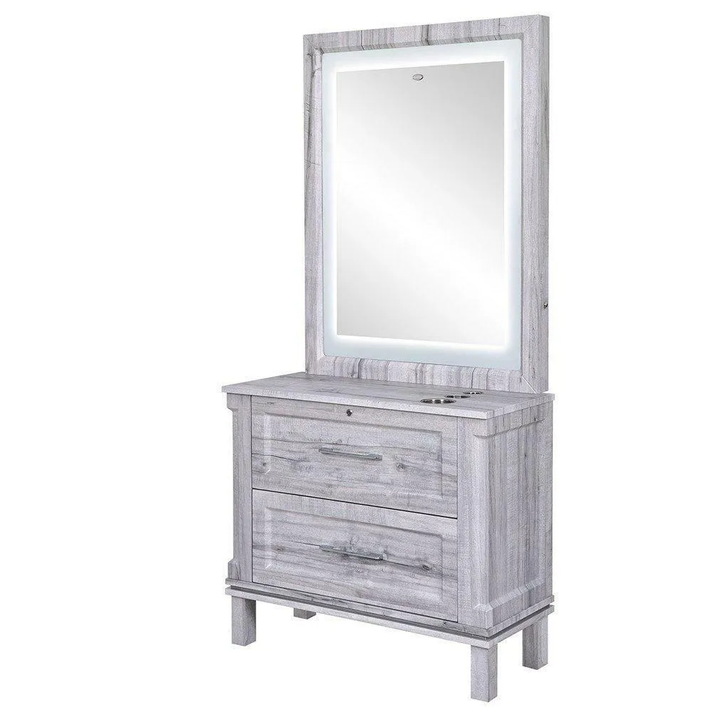 DIR Fairview Styling Station with LED Lighting