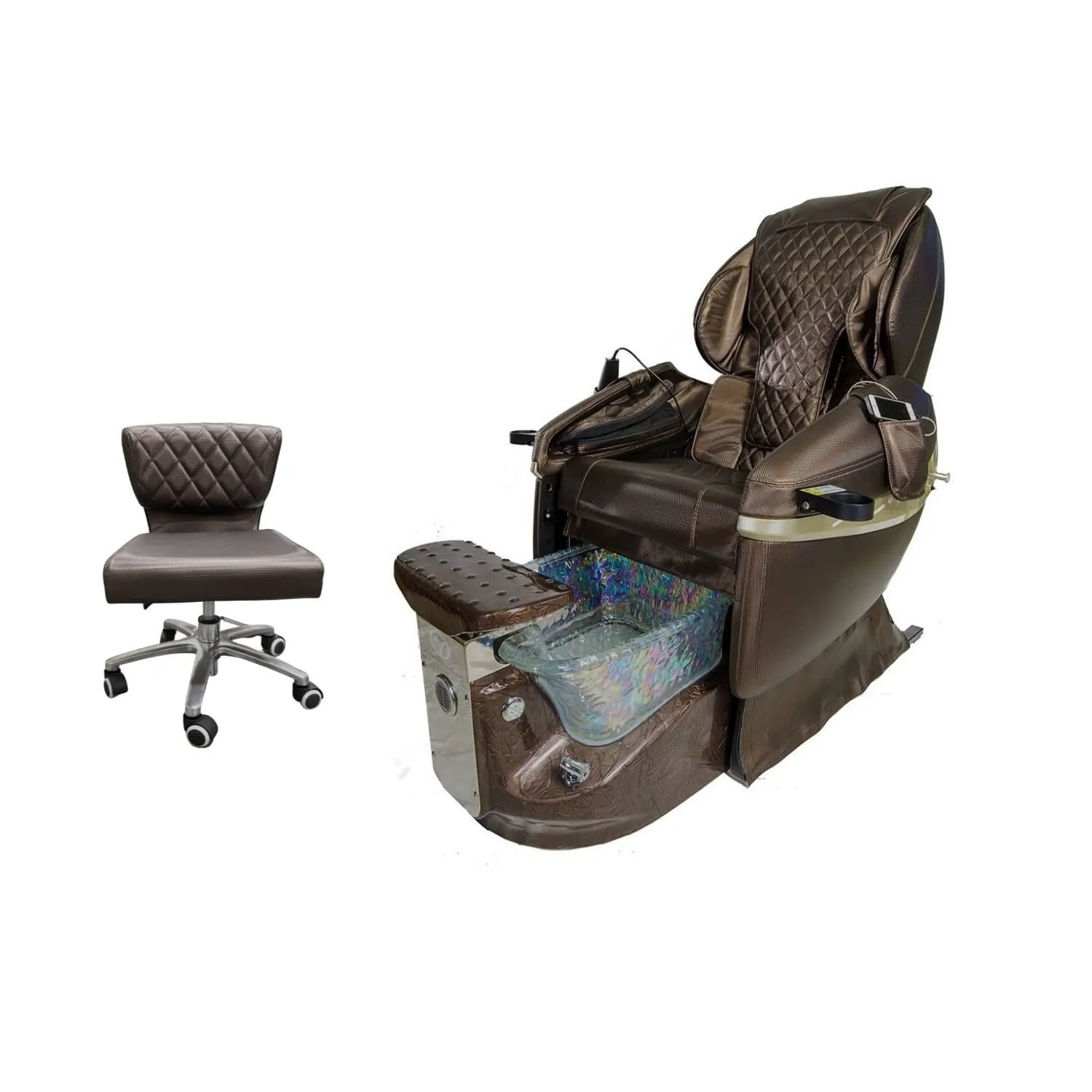 Diva Deluxe Spa Pedicure Chair with Free Pedicure Stool