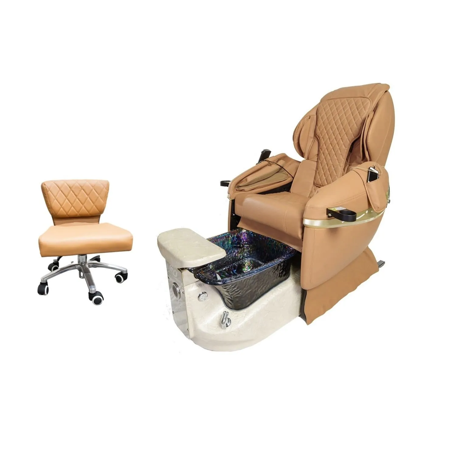 Diva Deluxe Spa Pedicure Chair with Free Pedicure Stool