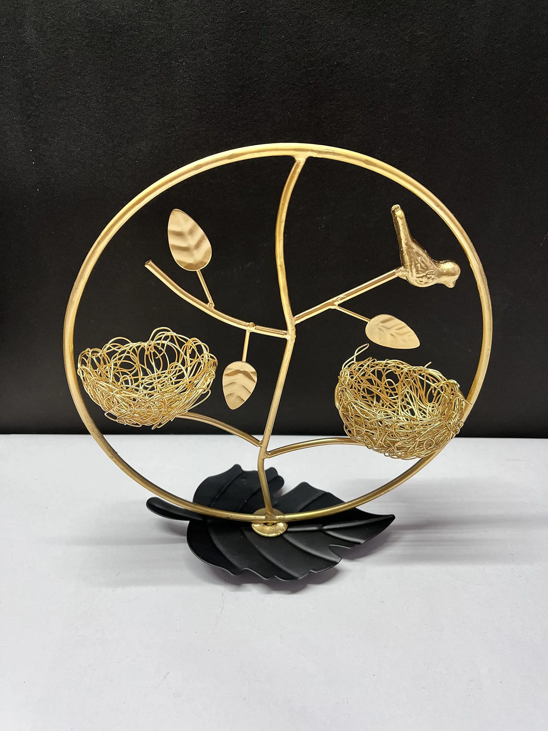 Dream Deco Tealight Candle Holder for Home Diwali Decoration Gift Items Iron Bird Tea Light Candle Holders Stand for Table Top Indoor Outdoor Decor