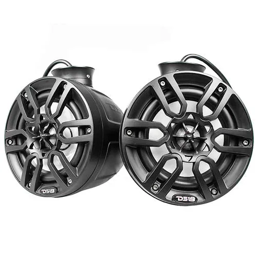 DS18 6.5" Wakeboard Marine Tower Speaker System 300 Watts RGB LED NXL-PS6BK