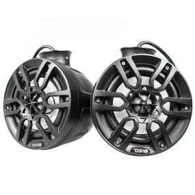 DS18 6.5" Wakeboard Marine Tower Speaker System 300 Watts RGB LED NXL-PS6BK