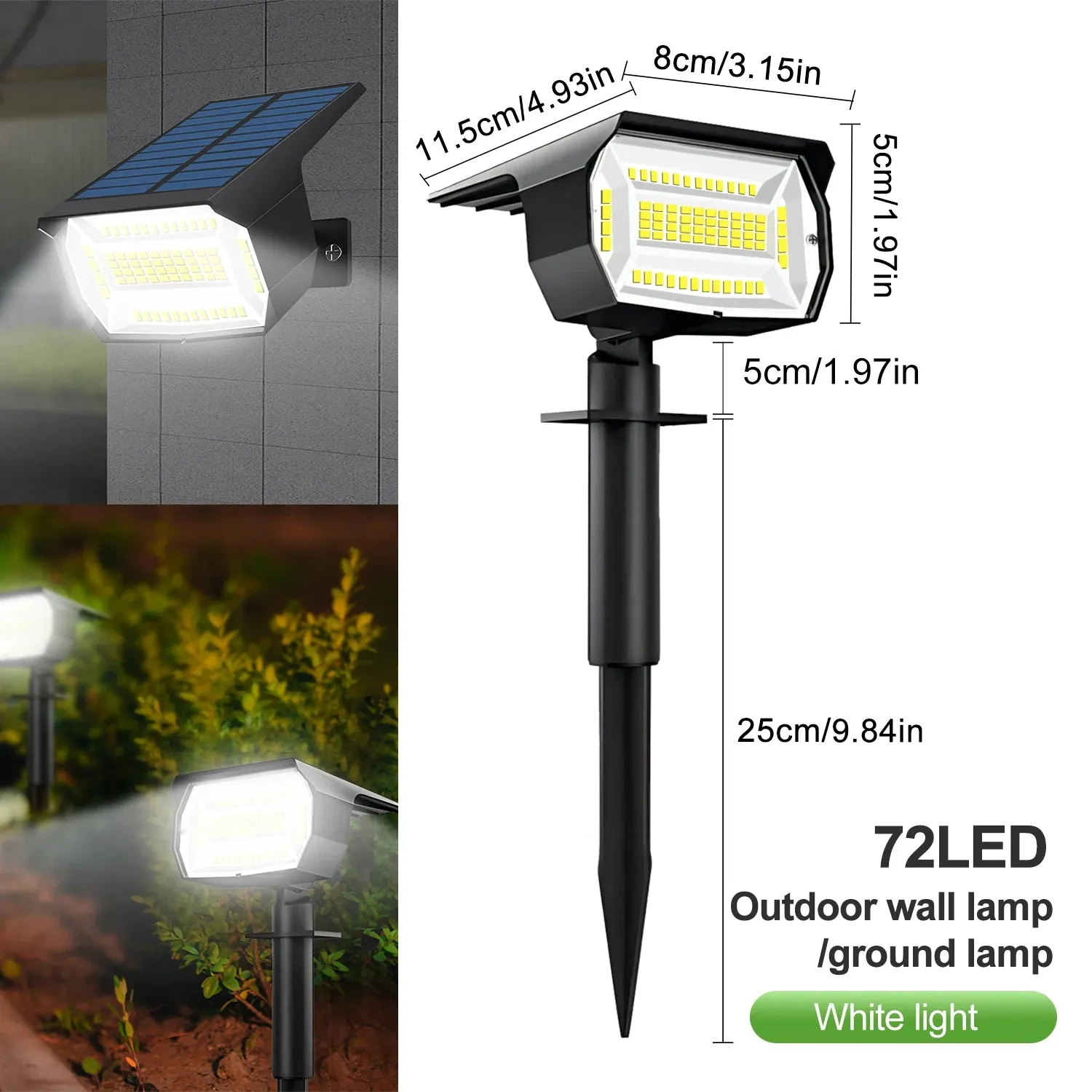 Eco Solar Outdoor LED Spotlights