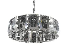 Eight Light Pendant from the Giada Collection in Stainless Steel Finish by Kalco