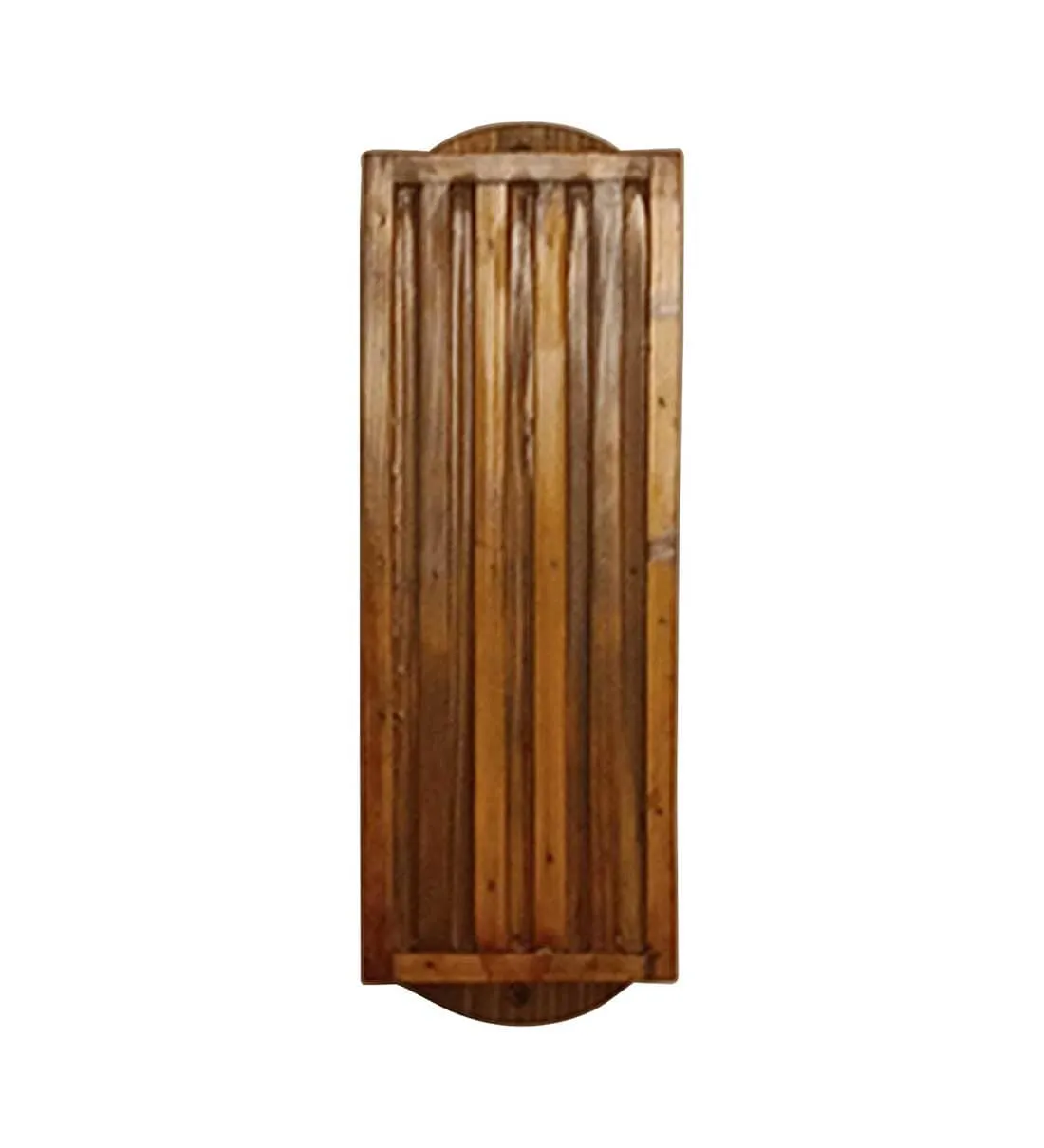 Elegant Lux Brown Wooden Wall Light