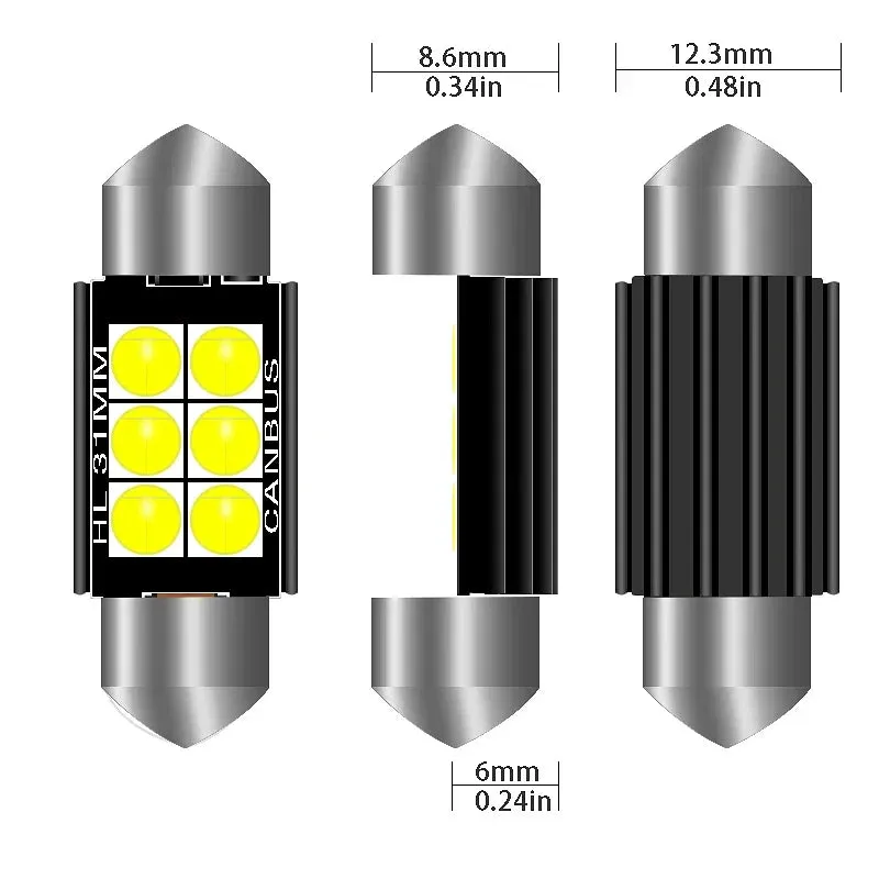 Emitting Color: WHITE, Color Temperature: 5000K - 1pcs 3030
