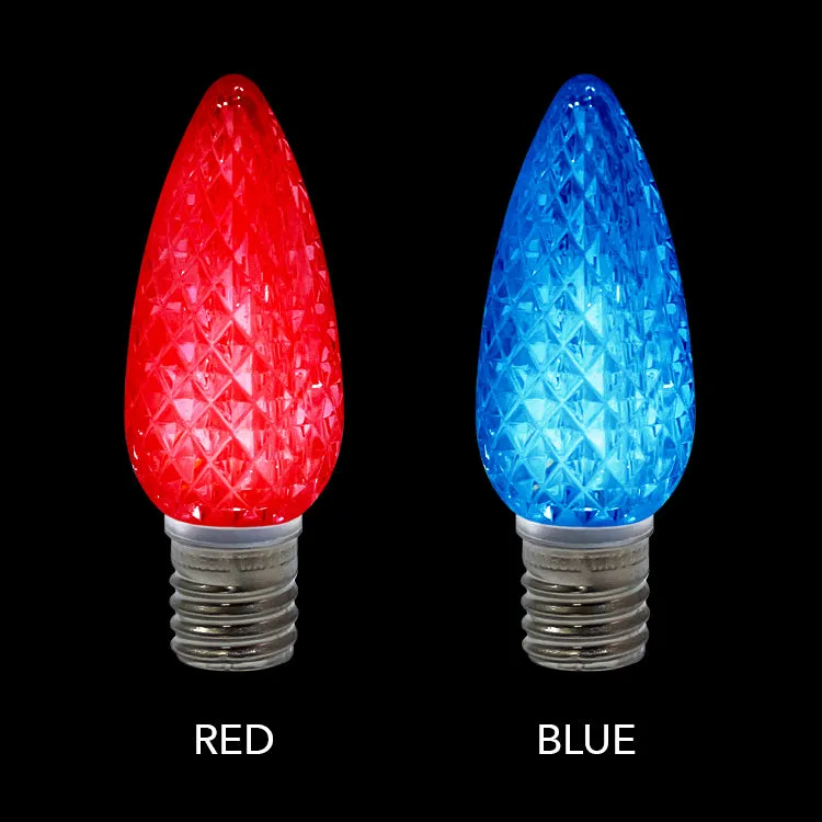 EPIC C9 SMD LED FACETED BULB (AVAILABLE IN 10 COLORS)