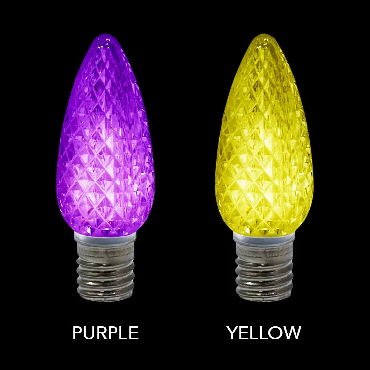 EPIC C9 SMD LED FACETED BULB (AVAILABLE IN 10 COLORS)