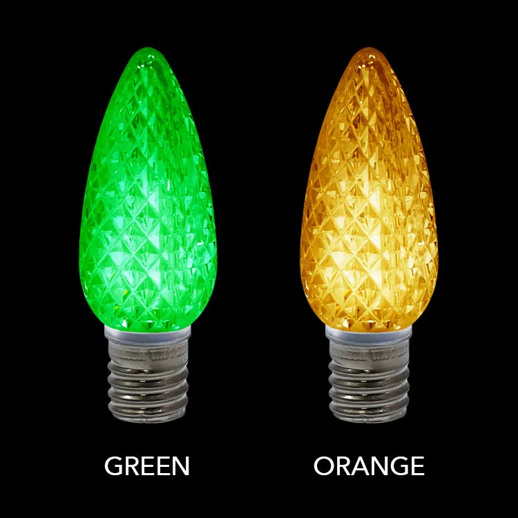 EPIC C9 SMD LED FACETED BULB (AVAILABLE IN 10 COLORS)