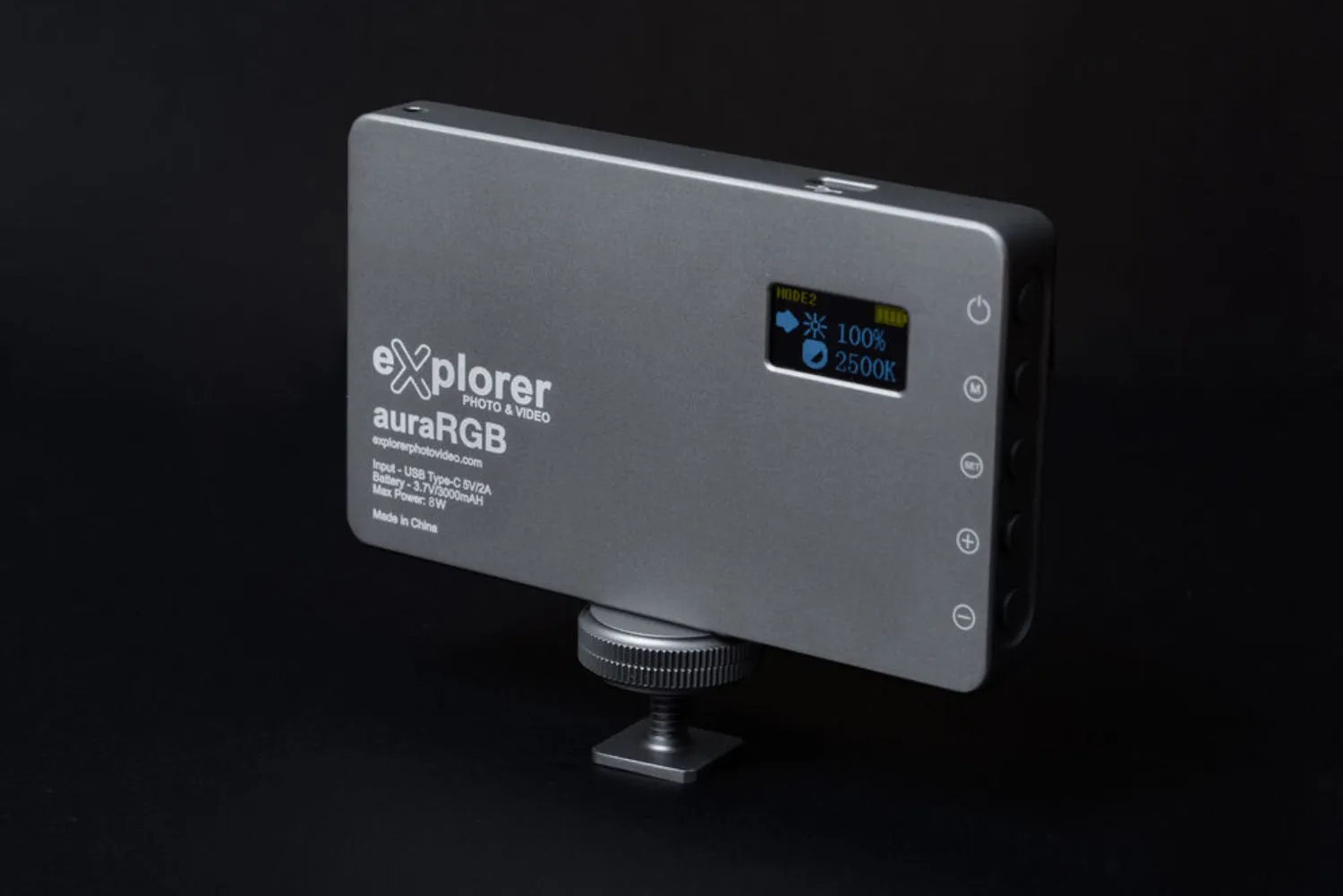 Explorer AX-RGB AuraRGB On-Camera LED Light