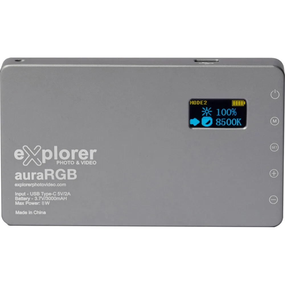 Explorer AX-RGB AuraRGB On-Camera LED Light