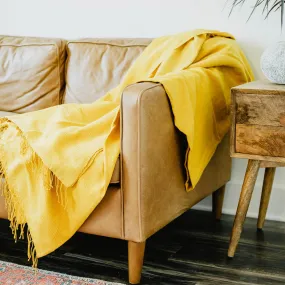 Fair Trade Cotton Lightweight Blanket (Queen), Handwoven Textiles by Creative Women