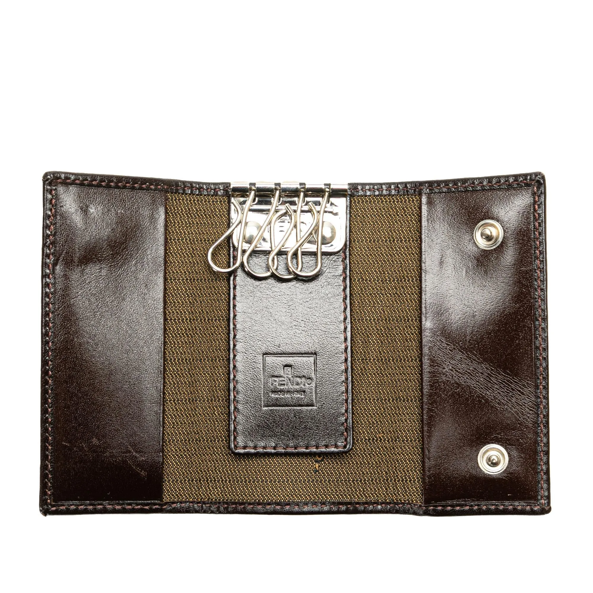 Fendi Zucca Canvas Key Holder (SHG-AvOj6a)