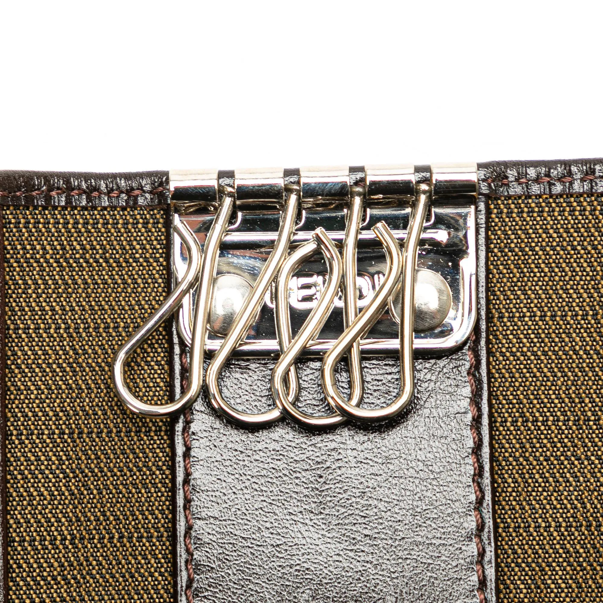 Fendi Zucca Canvas Key Holder (SHG-AvOj6a)