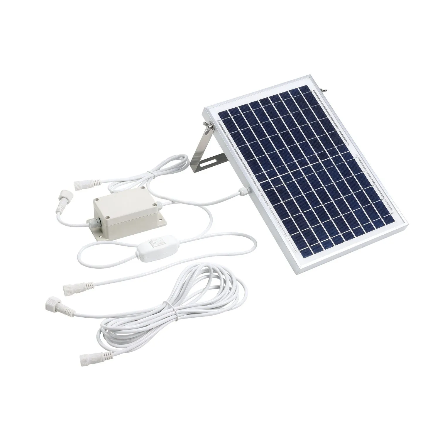 Festoon 2 Solar Kit 10Lt 2700k, Multi-Colour in Black, White