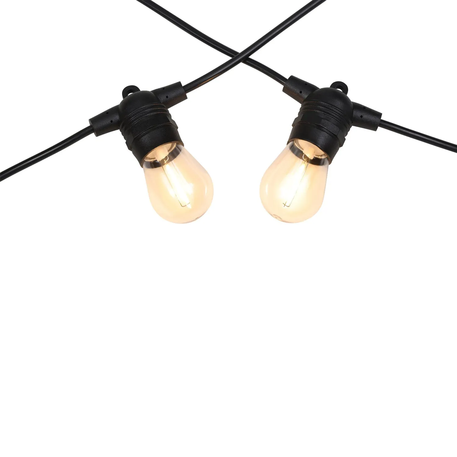 Festoon 2 Solar Kit 10Lt 2700k, Multi-Colour in Black, White