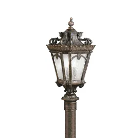 Four Light Outdoor Post Mount from the Tournai Collection in Londonderry Finish by Kichler