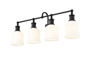 Four Light Vanity from the Bryant Collection in Matte Black Finish by Z-Lite