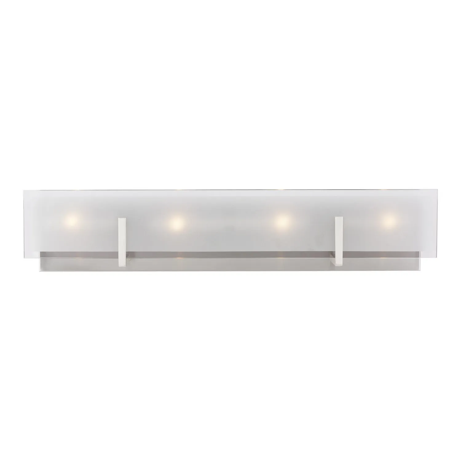 Four Light Wall / Bath from the Syll Collection in Brushed Nickel Finish by Visual Comfort Studio