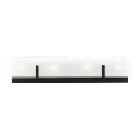 Four Light Wall / Bath from the Syll Collection in Midnight Black Finish by Visual Comfort Studio