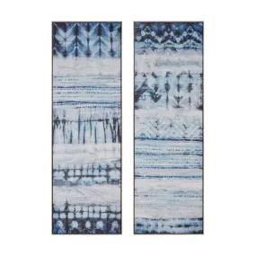 Framed Wall Art from the Shibori Collection in Blue Finish by ELK Home