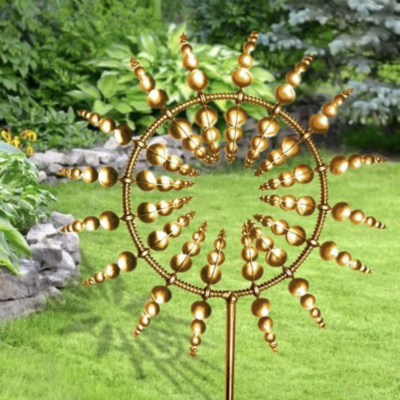 Garden Magic Metal Kinetic Windmill